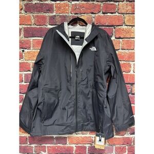 Mens The North Face Terrain Vista 3L Pro Waterproof Hooded Rain Jacket Black XXL